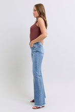 Load image into Gallery viewer, Judy Blue Full Size Raw Hem High Rise Bootcut Jeans