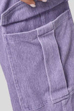 Load image into Gallery viewer, High Waist Straight Leg Cargo Jeans