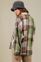 Load image into Gallery viewer, Plaid Collared Neck Long Sleeve Shirt