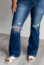 Load image into Gallery viewer, Mila Mid Rise Distressed Bootcut Jeans