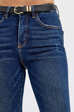 Load image into Gallery viewer, RISEN Tummy Control Frayed Hem Flare Jeans