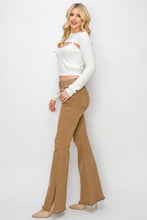 Load image into Gallery viewer, RISEN Bailey Full Size High Waist Side Slit Flare Jeans