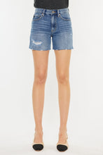 Load image into Gallery viewer, Kancan Distressed High Waist Denim Shorts