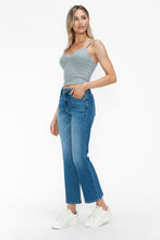 Load image into Gallery viewer, bytos Full Size Cat&#39;s Whiskers Mid Rise Ankle Jeans