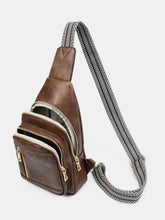 Load image into Gallery viewer, PU Leather Adjustable Strap Crossbody Bag