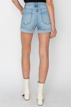 Load image into Gallery viewer, RISEN Distressed Mid-Rise Waist Denim Shorts