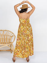 Load image into Gallery viewer, Plus Size Printed V-Neck Maxi Cami Dress