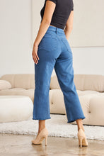 Load image into Gallery viewer, RFM Full Size Tummy Control High Waist Raw Hem Jeans