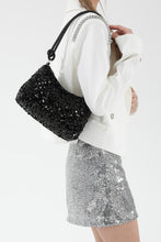 Load image into Gallery viewer, Sequin Double Strap Shoulder Bag