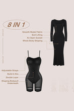 Load image into Gallery viewer, Basic Bae Built-In Shapewear Square Neck Long Sleeve Maxi Dress