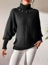 Load image into Gallery viewer, Turtleneck Long Sleeve Sweater