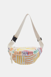 Printed Adjustable Strap Sling Bag