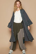 Load image into Gallery viewer, POL Flower Lace Trim Open Front Longline Cardigan