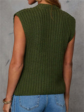 Load image into Gallery viewer, Button Down Sweater Vest with Pockets