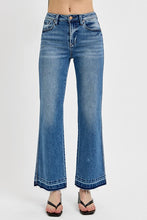 Load image into Gallery viewer, RISEN Full Size Raw Hem Ankle Bootcut Jeans Plus Size