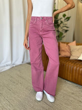 Load image into Gallery viewer, RFM Full Size High Rise Garment Dye Wide Leg  Jeans