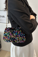 Load image into Gallery viewer, Sequin Removable Strap Shoulder Bag