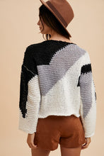 Load image into Gallery viewer, Annie Wear Color Block Drop Shoulder Sweater