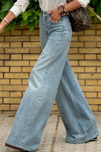 Load image into Gallery viewer, Wide Leg Jeans with Pockets