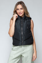 Load image into Gallery viewer, Snobbish Zip Up Quilted Hooded Vest