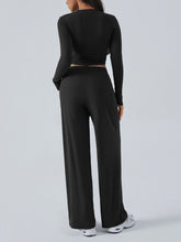 Load image into Gallery viewer, Devine Round Neck Long Sleeve Top and Pants Set