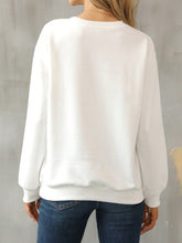 Load image into Gallery viewer, Cat Round Neck Long Sleeve Sweatshirt