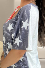 Load image into Gallery viewer, Star Surplice Short Sleeve T-Shirt