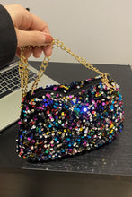 Load image into Gallery viewer, Sequin Removable Strap Shoulder Bag