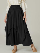 Load image into Gallery viewer, Smocked Waist Band Ruched Layered Skirt