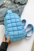 Load image into Gallery viewer, Quilted Nylon Crossbody  Bag