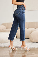 Load image into Gallery viewer, RFM Full Size Tummy Control High Waist Raw Hem Jeans