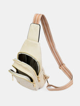 Load image into Gallery viewer, PU Leather Adjustable Strap Crossbody Bag