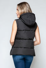 Load image into Gallery viewer, Snobbish Snap and Zip Closure Hooded Vest