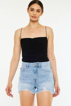 Load image into Gallery viewer, Kancan Raw Hem Distressed High Waist Denim Shorts