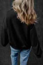 Load image into Gallery viewer, Half Zip Long Sleeve Sweatshirt