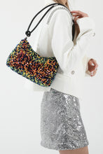 Load image into Gallery viewer, Sequin Double Strap Shoulder Bag