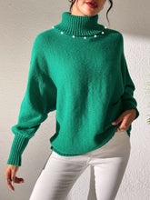 Load image into Gallery viewer, Turtleneck Long Sleeve Sweater