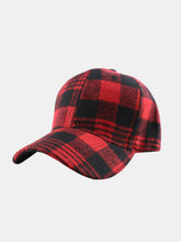 Load image into Gallery viewer, Plaid Adjustable Cotton Baseball Cap