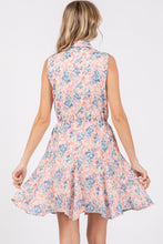 Load image into Gallery viewer, GeeGee Full Size Floral Eyelet Sleeveless Mini Dress