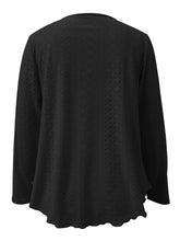 Load image into Gallery viewer, Eyelet Long Sleeve Blouse