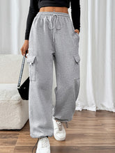 Load image into Gallery viewer, Perfee Drawstring Elastic Waist Joggers with Pockets