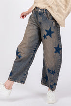 Load image into Gallery viewer, SAGE + FIG Star Wide Leg Jeans with Pockets