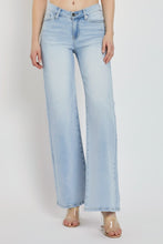 Load image into Gallery viewer, RISEN Full Size Wide Leg V Dipped Front Waist Jeans