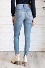 Load image into Gallery viewer, Justine High Rise Control Top Contrast Wash Skinny Jeans