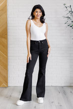 Load image into Gallery viewer, Etta High Rise Control Top Flare Jeans in Black