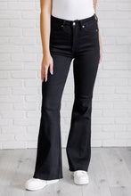 Load image into Gallery viewer, Etta High Rise Control Top Flare Jeans in Black