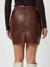 Load image into Gallery viewer, Ruched Asymmetrical Hem Skirt