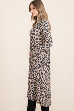 Load image into Gallery viewer, Celeste Full Size Leopard V-Neck Long Sleeve Cardigan