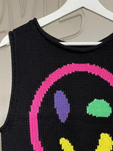 Load image into Gallery viewer, Smiley Round Neck Sweater Vest