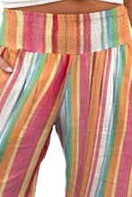 Load image into Gallery viewer, Plus Size Striped Wide Leg Pants